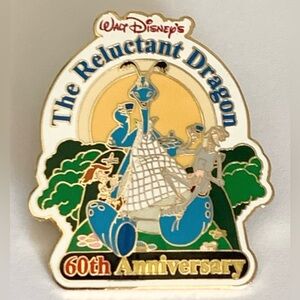 LE3500 Reluctant Dragon 60th Anniversary Pin